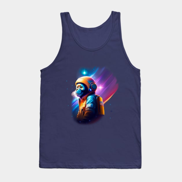 a monkey in outer space Tank Top by enyeniarts